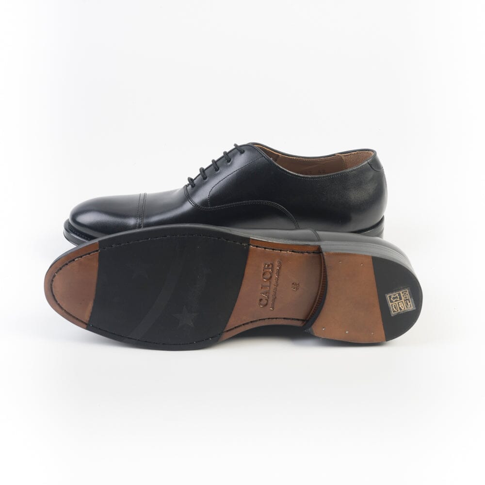 CAPPELLETTOSHOP - Francesina - X2087 - Box Nero Scarpe Uomo CAPPELLETTO 1948 - Collezione Uomo