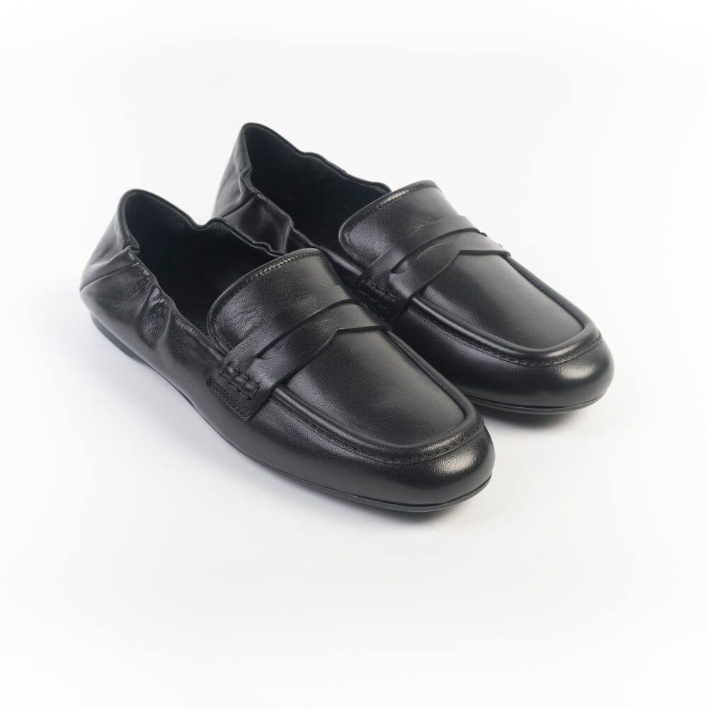 GUGLIELMO ROTTA - Mocassino - Satin - Nero Scarpe Donna GUGLIELMO ROTTA