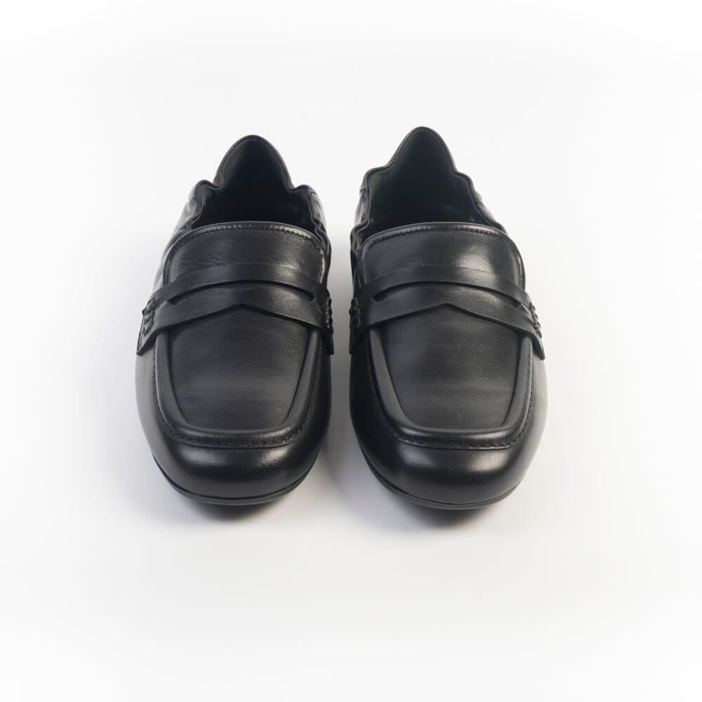 GUGLIELMO ROTTA - Mocassino - Satin - Nero Scarpe Donna GUGLIELMO ROTTA