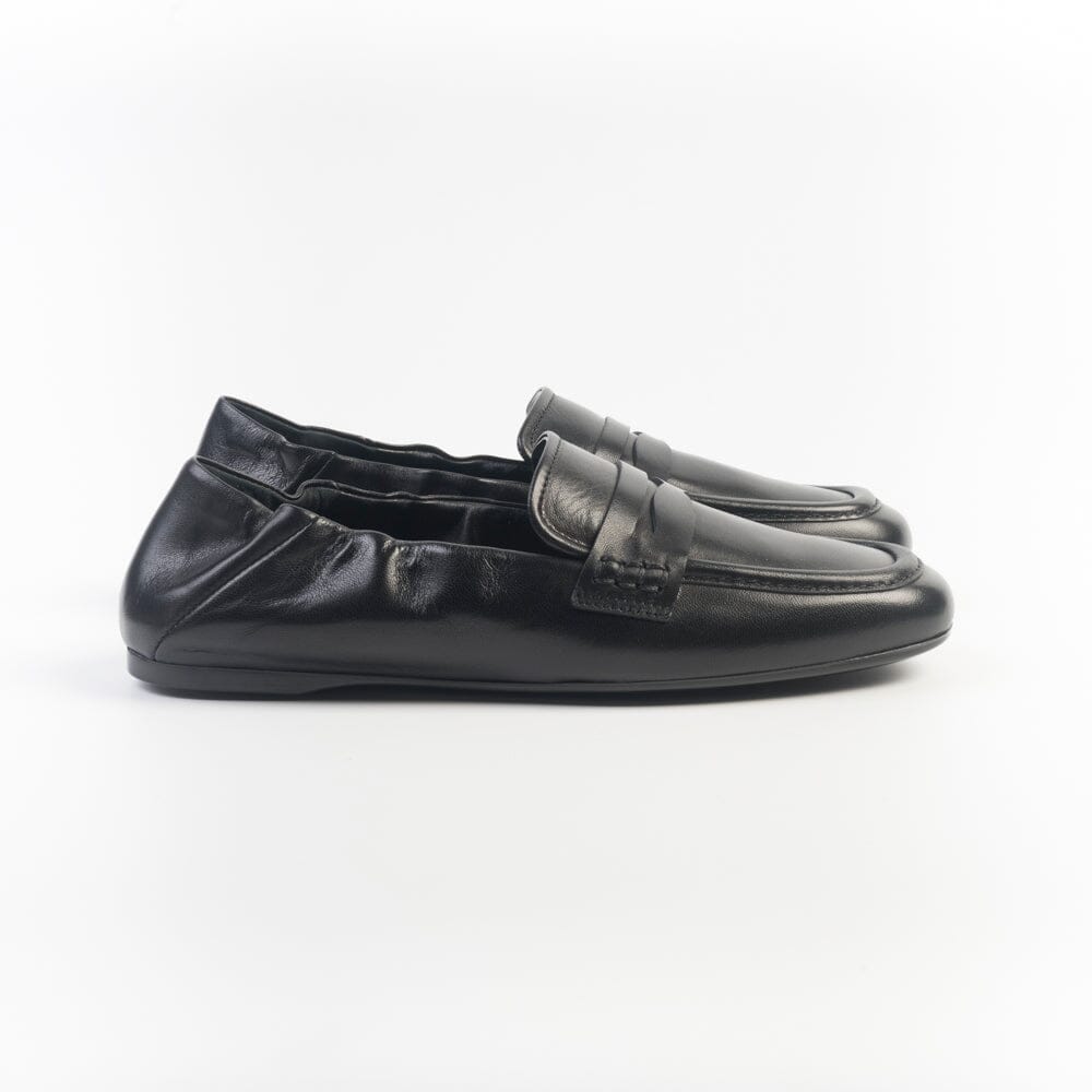 GUGLIELMO ROTTA - Mocassino - Satin - Nero Scarpe Donna GUGLIELMO ROTTA