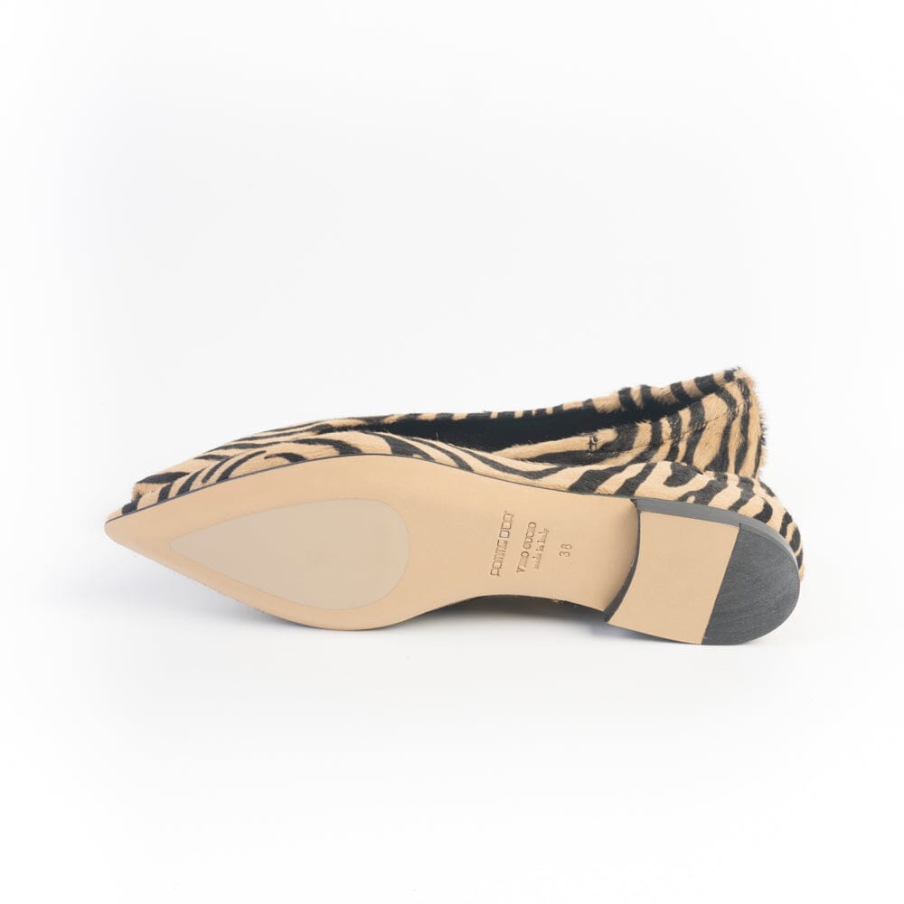 POMME D'OR - Ballerina 1000 - Cavallino Zebra Scarpe Donna POMME D' OR