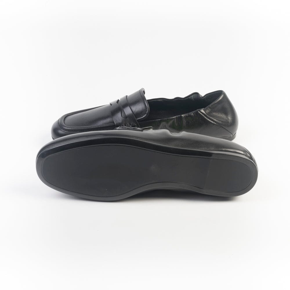 GUGLIELMO ROTTA - Mocassino - Satin - Nero Scarpe Donna GUGLIELMO ROTTA