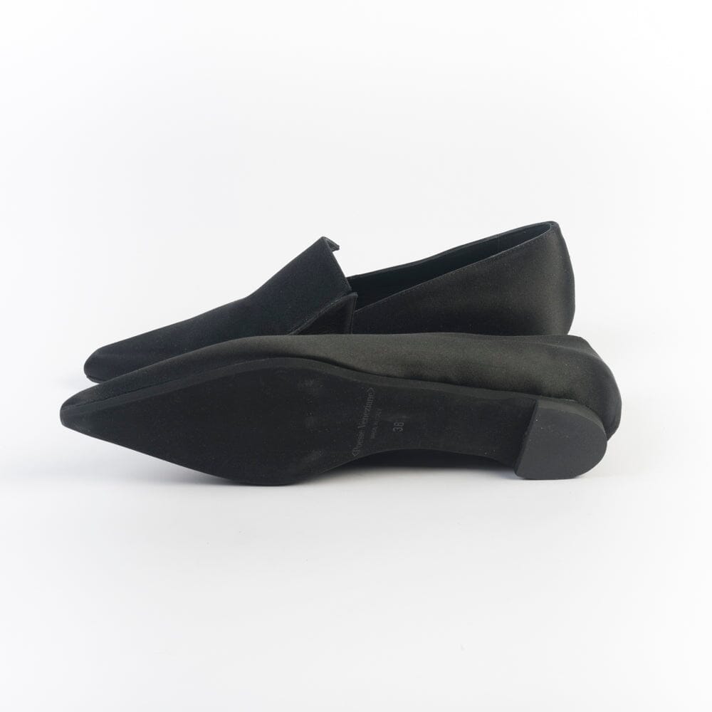 POESIE VENEZIANE - Mocassino - FZP28- Raso Nero Scarpe Donna POESIE VENEZIANE