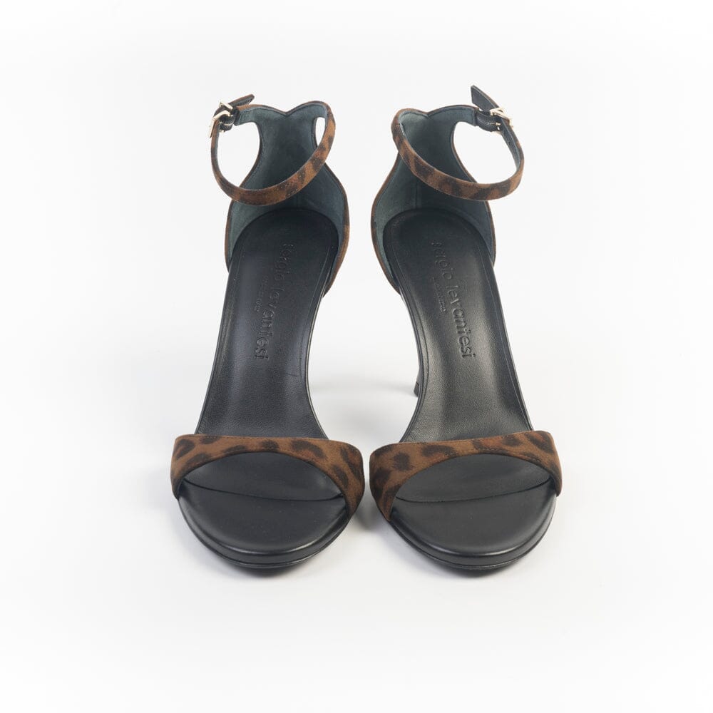 SERGIO LEVANTESI - Sandali con Tacco - HAVE99 - Camoscio Leo Scarpe Donna SERGIO LEVANTESI