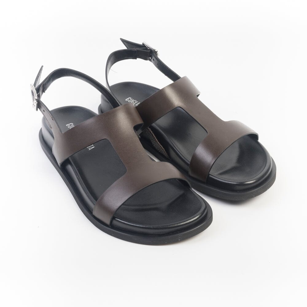 GUGLIELMO ROTTA - Sandali bassi - Tifaine Ranch- 7579 - Choco Scarpe Donna GUGLIELMO ROTTA