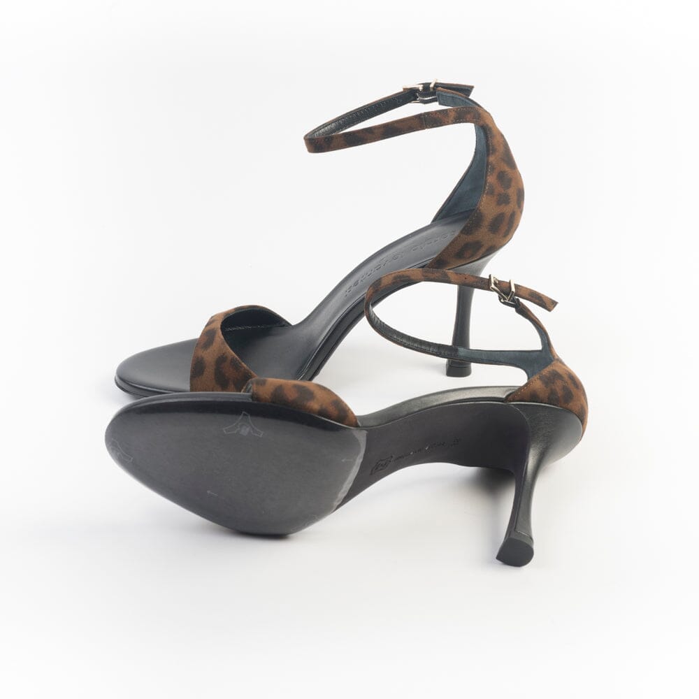 SERGIO LEVANTESI - Sandali con Tacco - HAVE99 - Camoscio Leo Scarpe Donna SERGIO LEVANTESI
