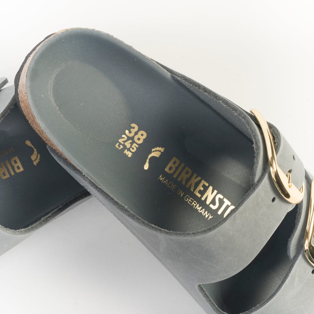 BIRKENSTOCK - Sandali bassi - 1032071 - Arizona Big Buckle - Grigio Basalt Scarpe Donna BIRKENSTOCK
