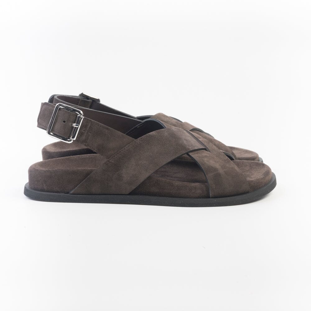 GUGLIELMO ROTTA - Sandali bassi - Twill Velour - 7578 - Ebony Scarpe Donna GUGLIELMO ROTTA