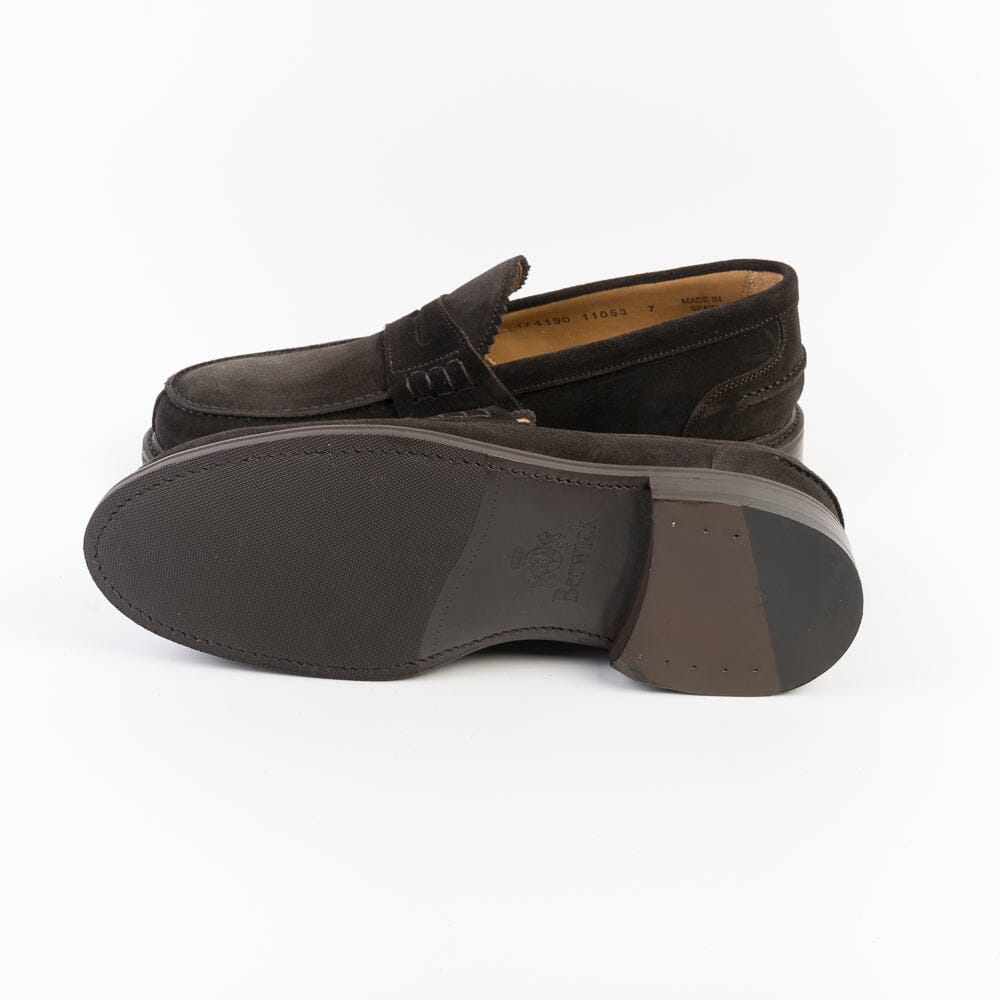 BERWICK 1707 - 11053 - Mocassino - Camoscio Testa di Moro Scarpe Uomo Berwick 1707