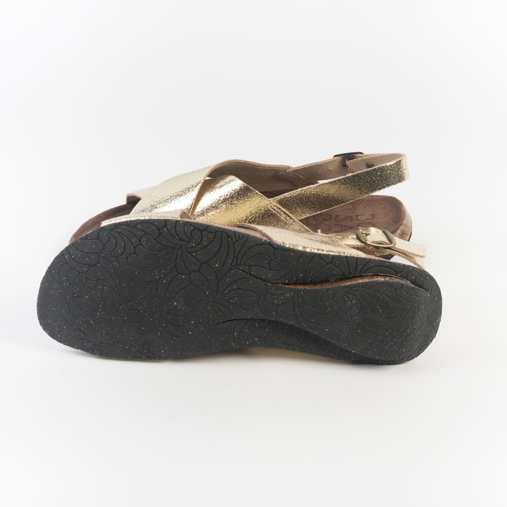 BOSABO - Sandali bassi - 396 - Old Metal Gold Scarpe Donna BOSABO