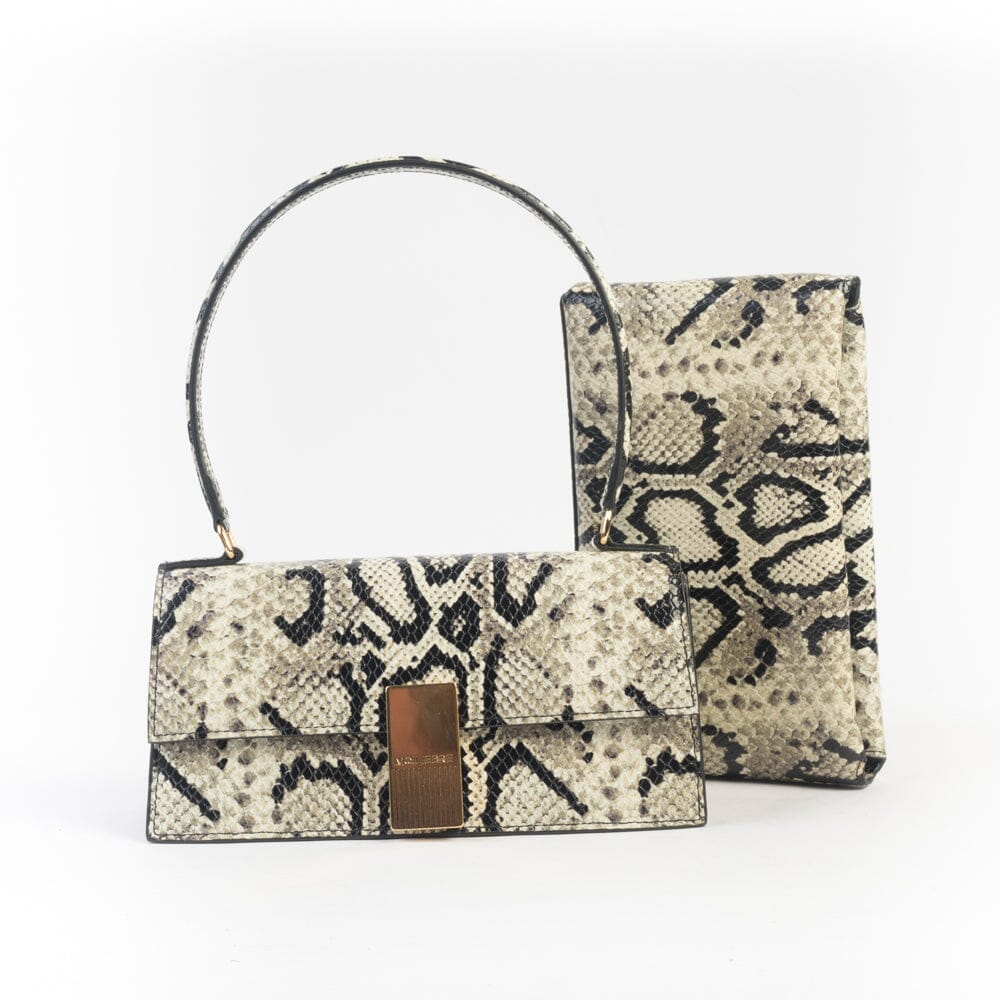 MOULIEBRE - Borsa a mano - Carlottina - Pitone Roccia Freddo Borse MOULIEBRE