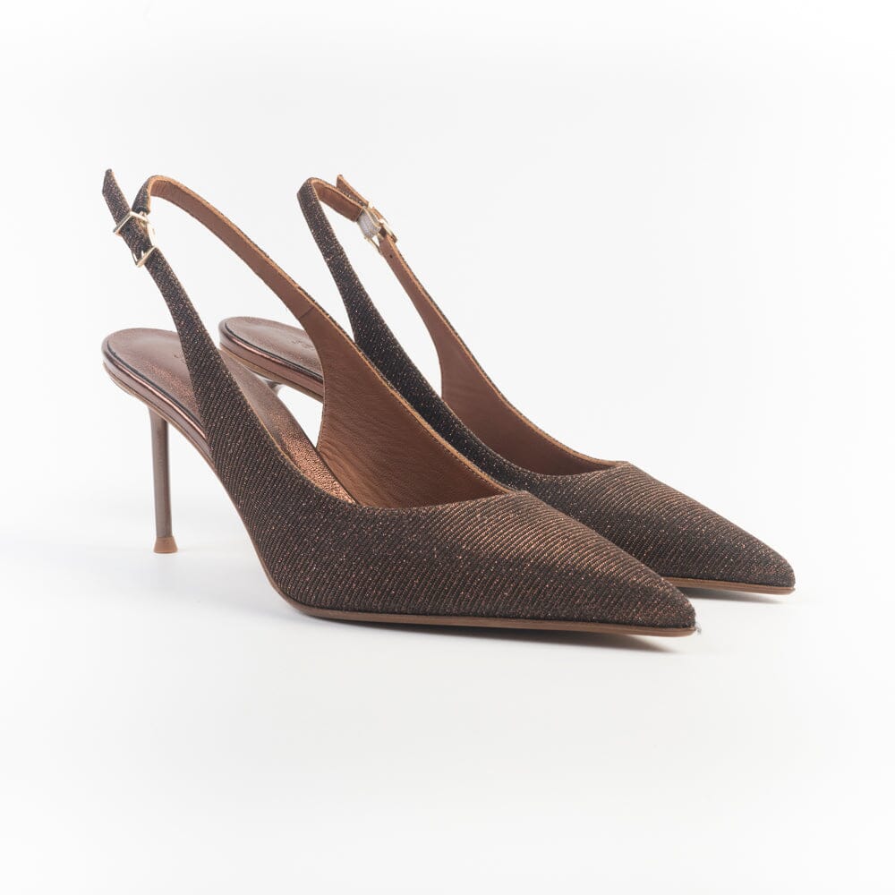 SERGIO LEVANTESI - Sling Back - GRETA6 - Microstar Bronzo Scarpe Donna SERGIO LEVANTESI