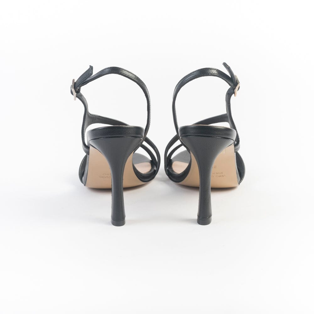 CappellettoShop - Sandali con Tacco - Serena25 - Nero Scarpe Donna CAPPELLETTO 1948