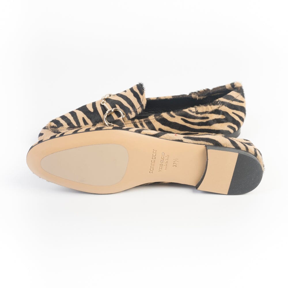 POMME D'OR - Mocassino 0160 - Zebra Cappuccino Scarpe Donna POMME D' OR