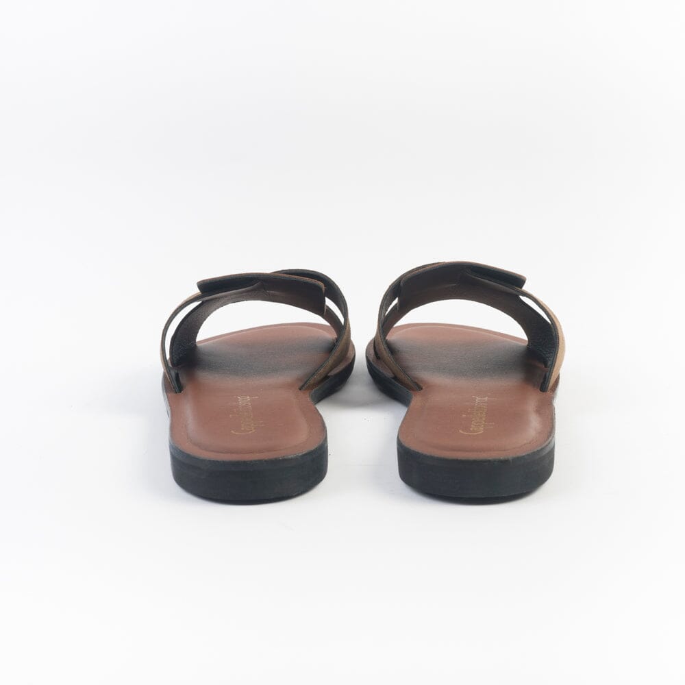 CappellettoShop - Sandali Bassi - 501 - Castagna Moka Scarpe Donna CAPPELLETTO 1948