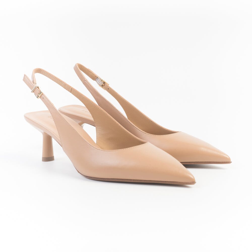 SERGIO LEVANTESI - Sling Back - EGLE6 - Tan Nude Scarpe Donna SERGIO LEVANTESI