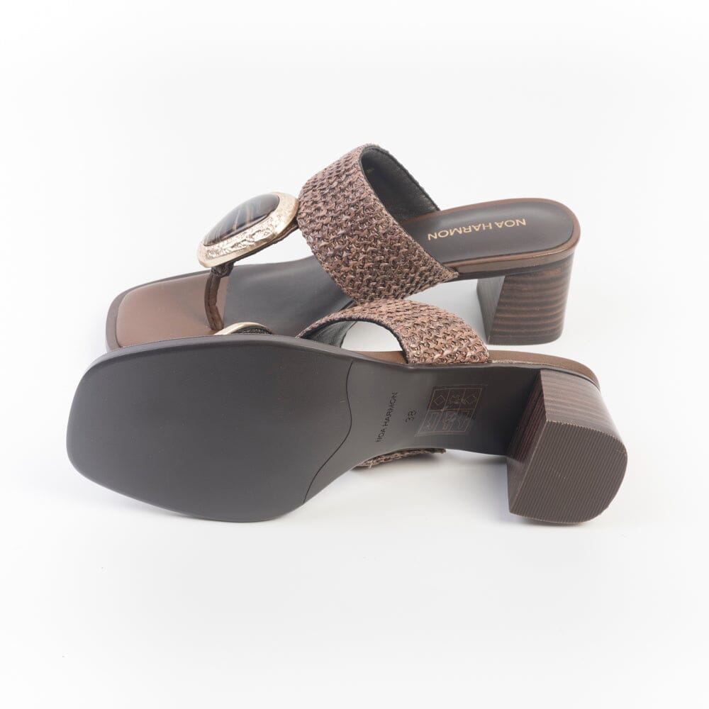 NOAH HARMON - Sandali con tacco - Jude - 9971 - Marrone Scarpe Donna NOAH HARMON - Collezione Donna