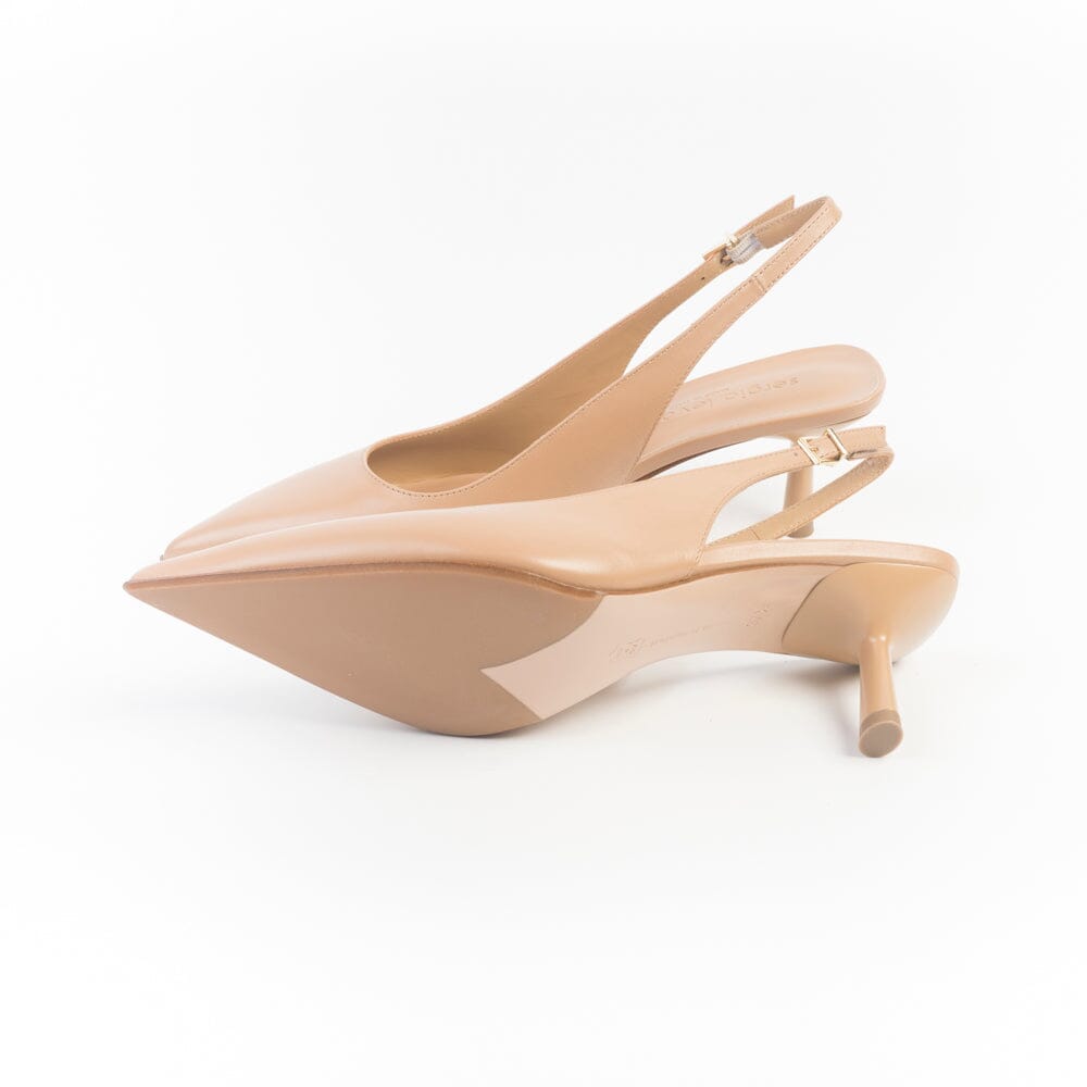 SERGIO LEVANTESI - Sling Back - EGLE6 - Tan Nude Scarpe Donna SERGIO LEVANTESI