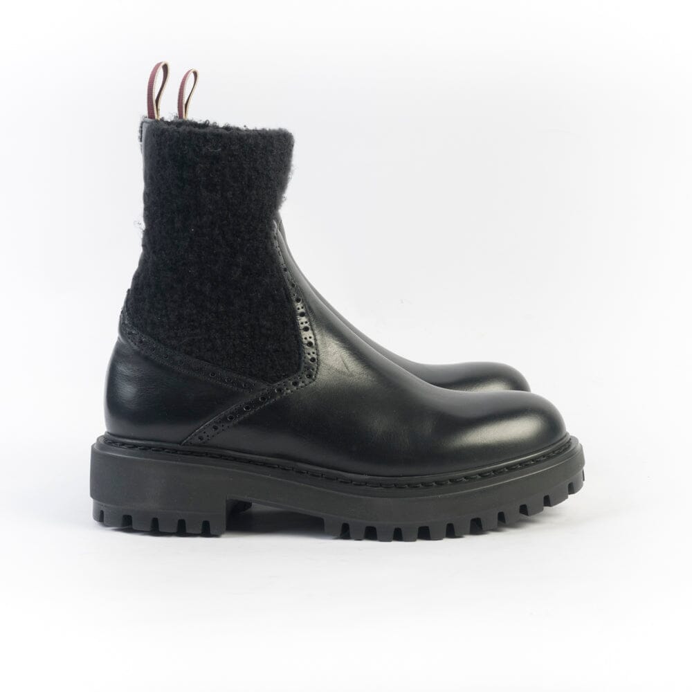 STURLINI - Stivaletto - D0605 - Lana Nero Scarpe Donna STURLINI