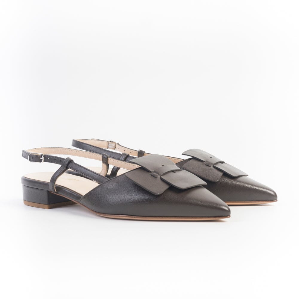 ANNA F. - Sling Back - 1925 - Nappa Moro Scarpe Donna Anna F.