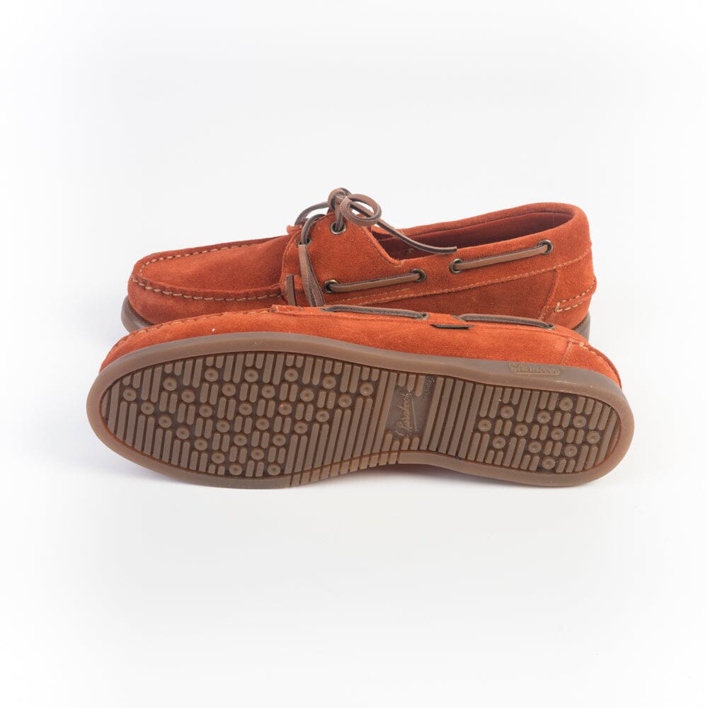 PARABOOT - BARTH F/MARINE - Scarpa da Barca - Allacciata 190840 - Camoscio Koi Orange Scarpe Donna Paraboot