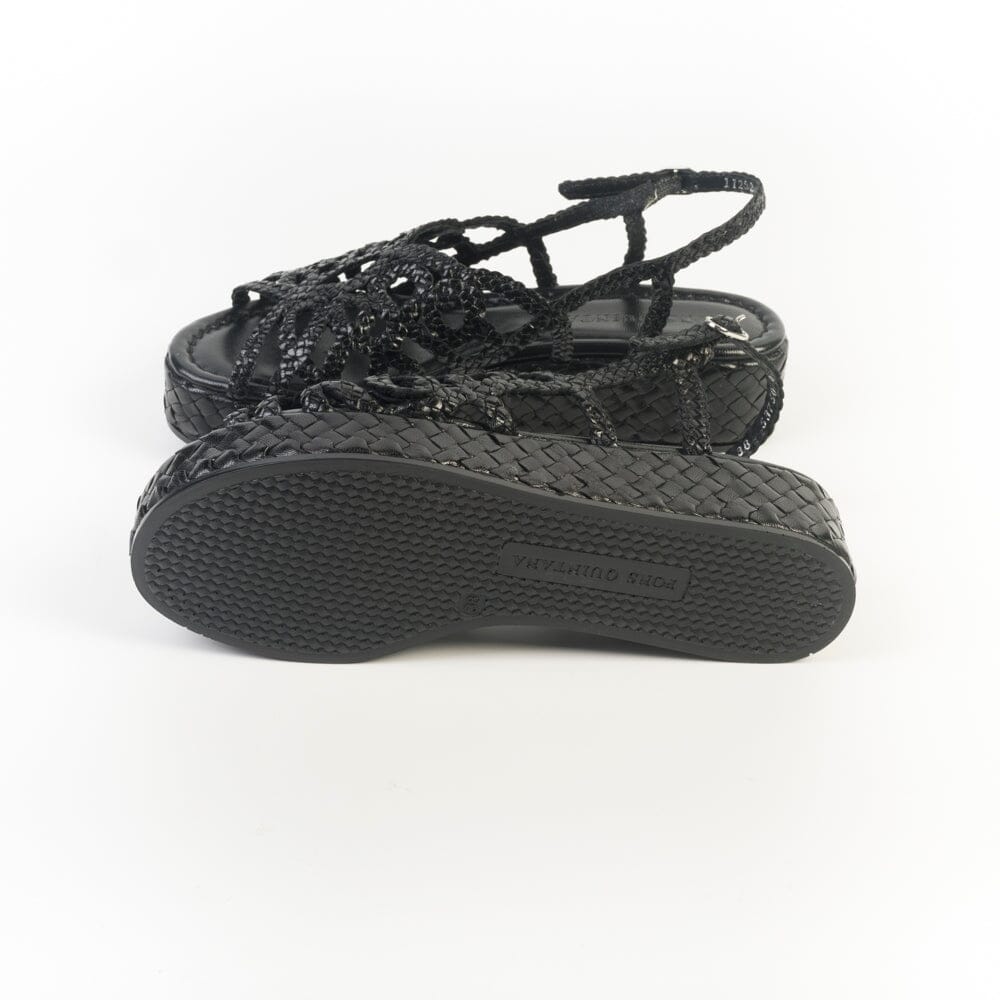 PONS QUINTANA - Sandali Zeppa - FORLI 11252 - Nero Scarpe Donna PONS QUINTANA