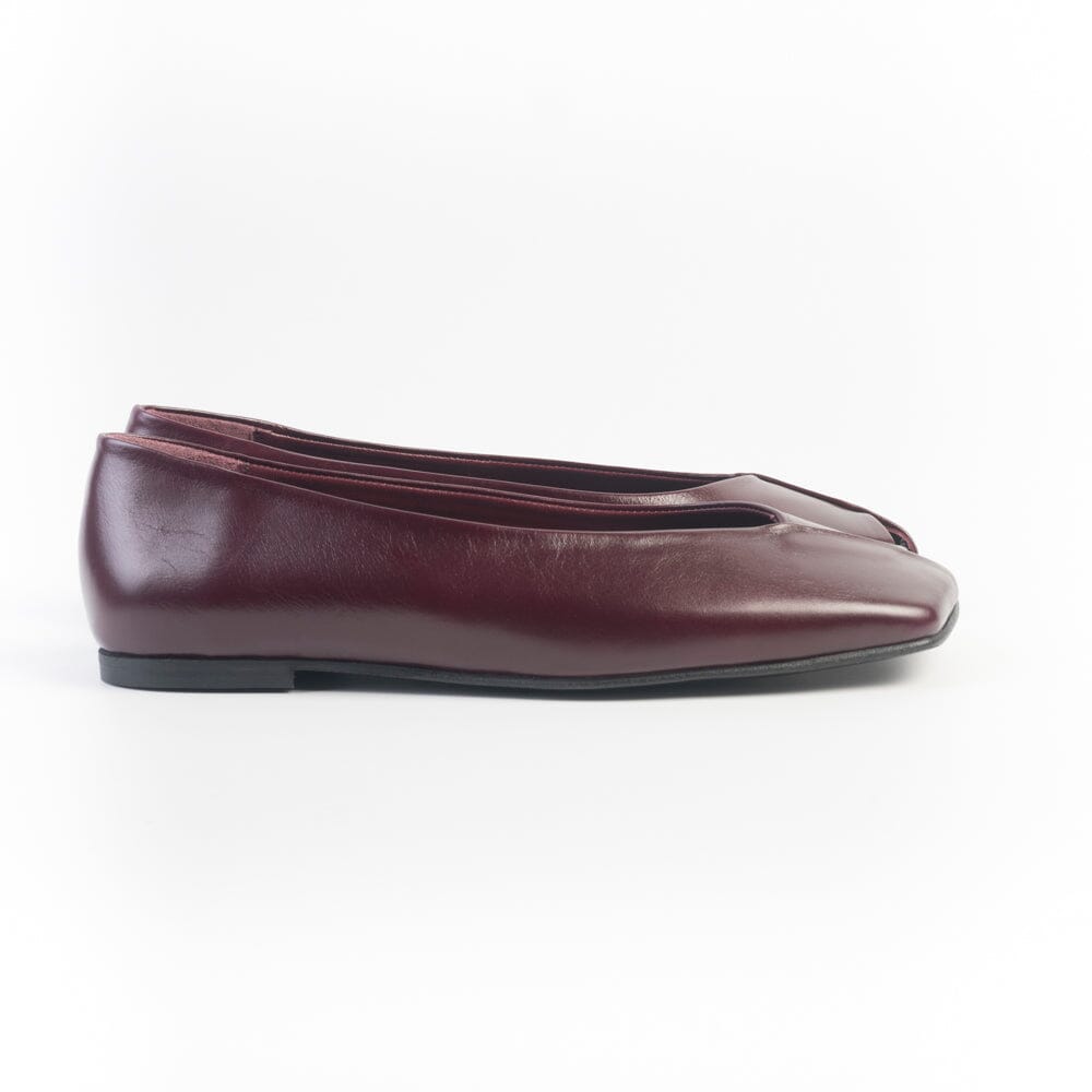 ALOHAS - Ballerina Katia - Pelle Burgundy Scarpe Donna ALOHAS