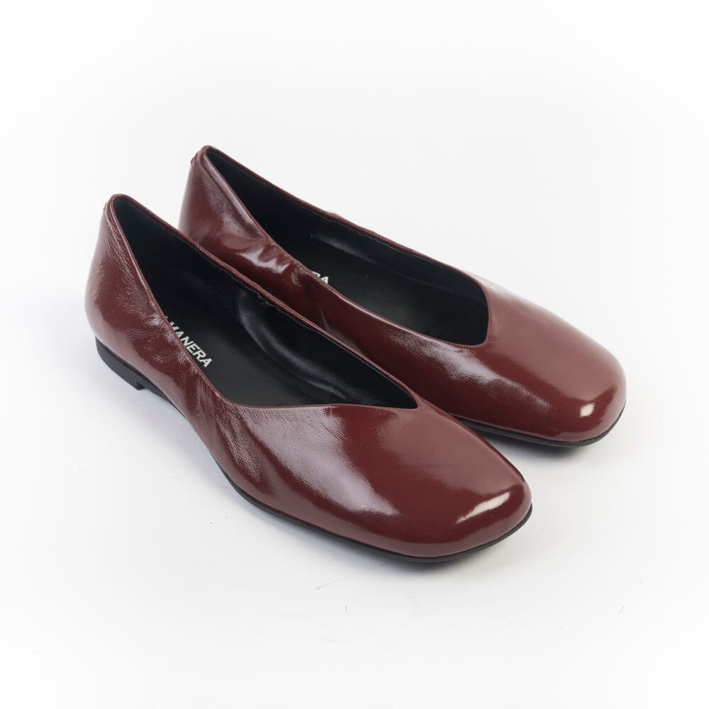 HALMANERA - Ballerina - Xena - Glaze Mogano Scarpe Donna HALMANERA