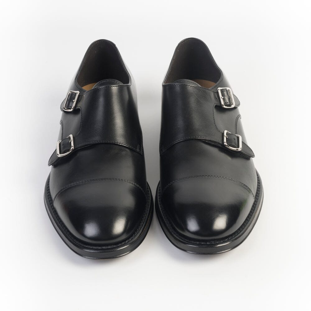 HENDERSON - Doppia Fibbia - 76413 - Nero Scarpe Uomo HENDERSON