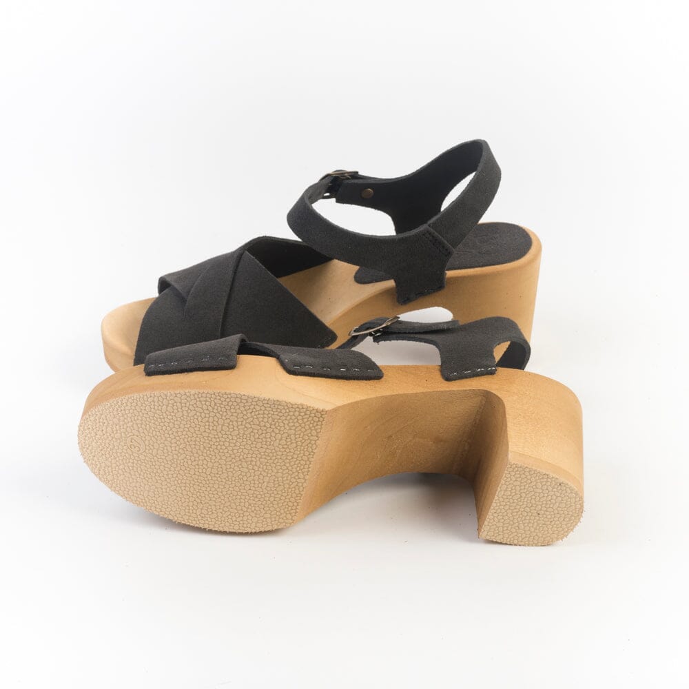 BOSABO - Sandali con Tacco- 457 - Camoscio Moka Scarpe Donna BOSABO