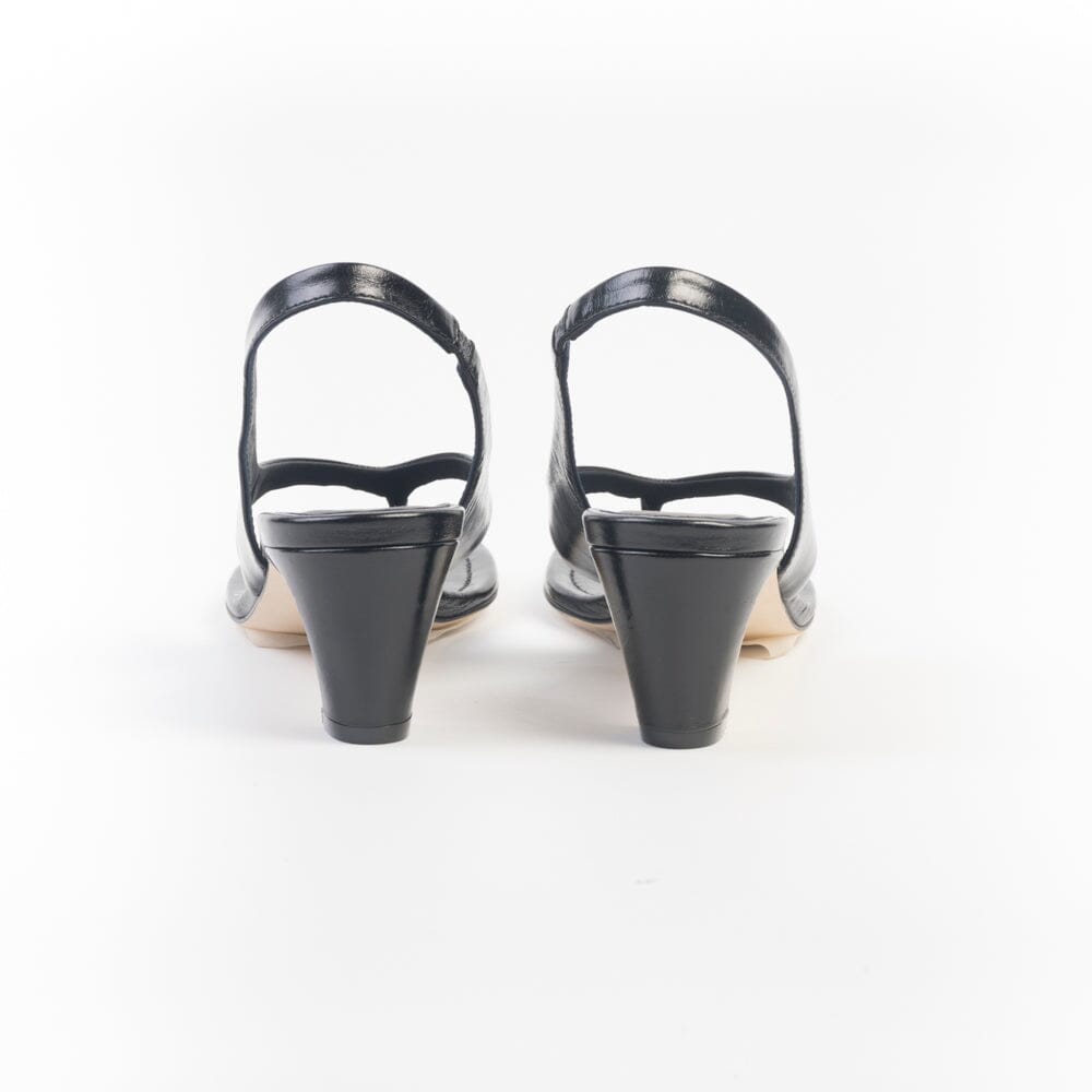 POEVE - DDE56 - Sandali con tacco - Infradito Nero Scarpe Donna POESIE VENEZIANE