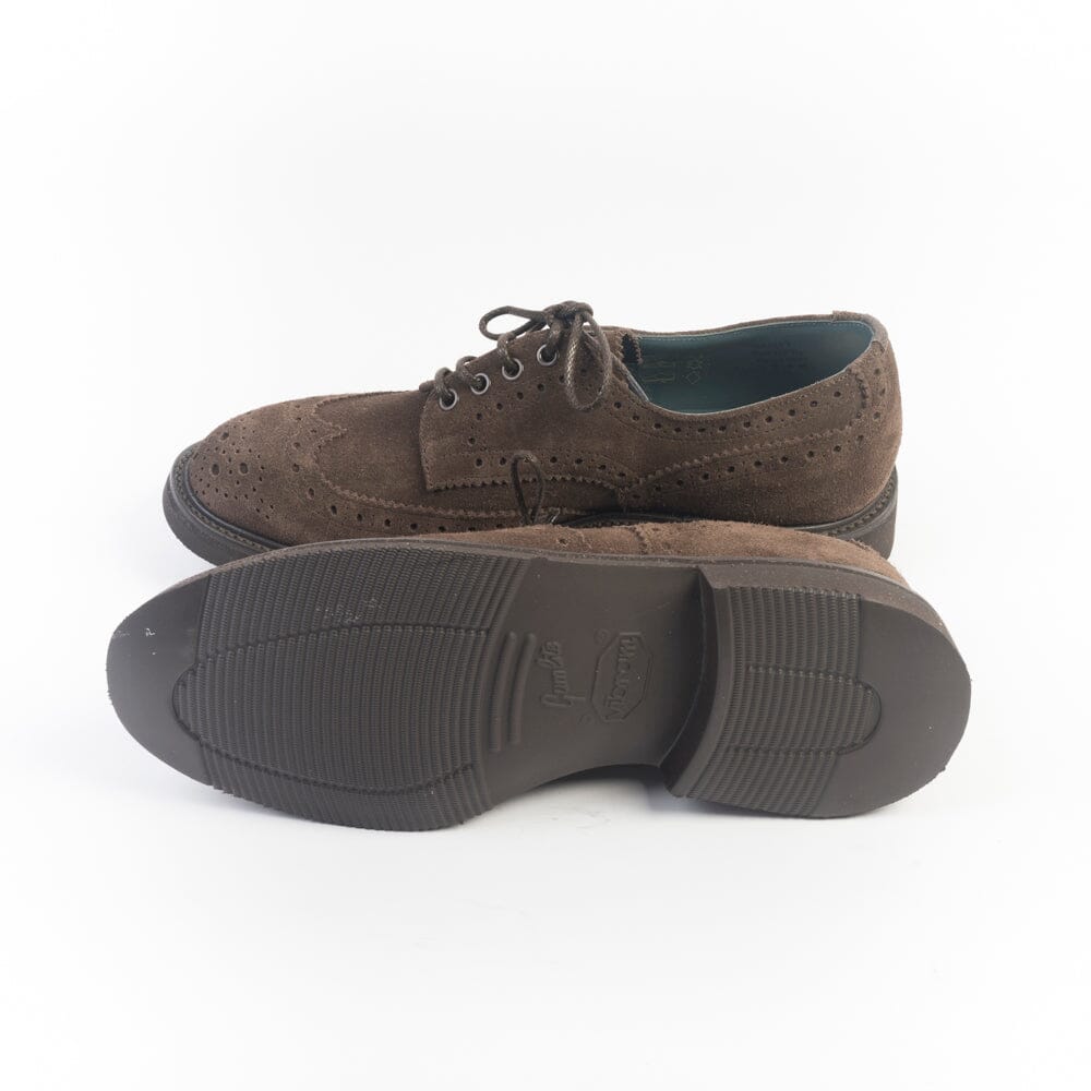 TRICKER'S - Derby - Bourton -5633/576 - Camoscio caffè Scarpe Uomo Tricker's
