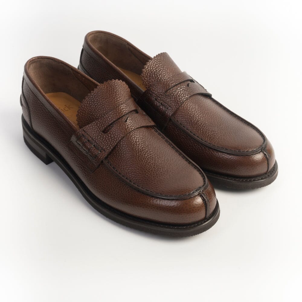 BERWICK 1707 - Mocassino - 5169 - Martin Grain Marrone Scarpe Uomo Berwick 1707