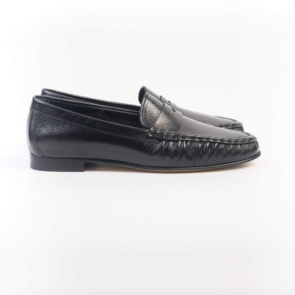 POEVE - Mocassino - DO27 - Vitello Nero Scarpe Donna POESIE VENEZIANE