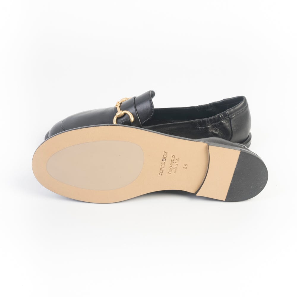POMME D'OR - Mocassino 1121 - Pelle Nero Scarpe Donna POMME D' OR