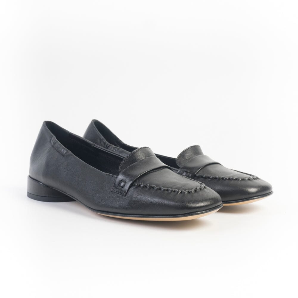 POMME D'OR - Mocassino 1292 - Pelle Nero Scarpe Donna POMME D' OR