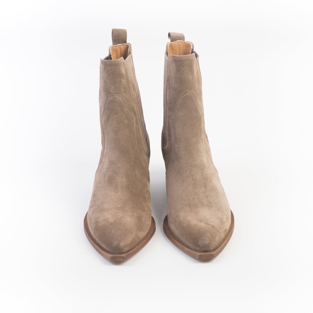 CAPPELLETTOSHOP - Stivaletto Texano - 5023 - Taupe Scarpe Donna CAPPELLETTO 1948