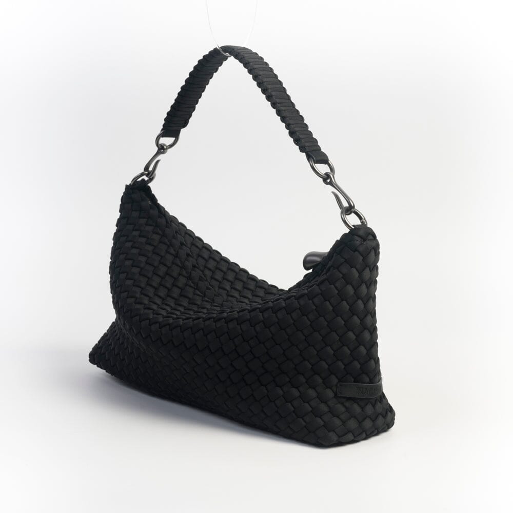 NAGHEDI - Borsa a spalla - Porto Hal Moon Small - Onyx Borse NAGHEDI
