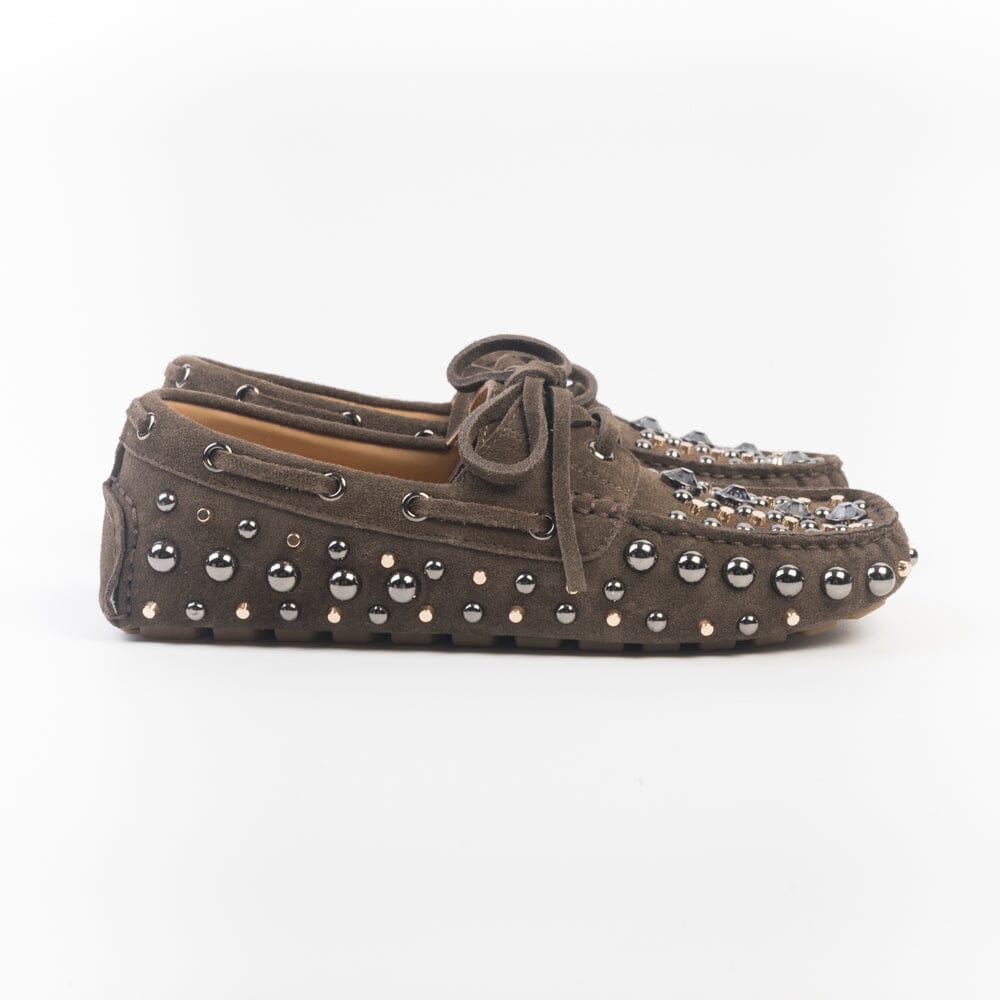 STRATEGIA - Mocassino - R50 - Camoscio - Dark Brown Scarpe Donna Strategia