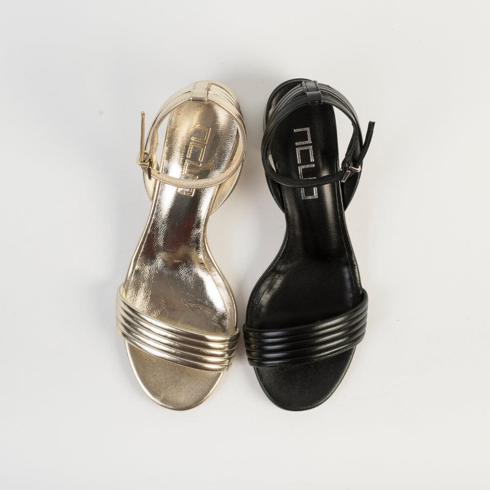 NCUB - Sandali con Tacco - Stacy 35 - Platino Scarpe Donna NCUB