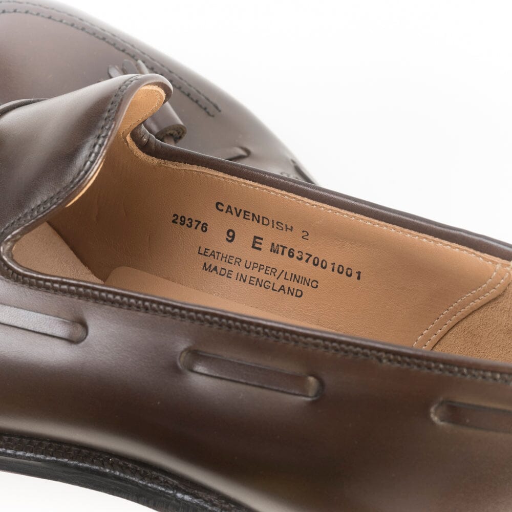 CROCKETT & JONES - Mocassino - Cavendish 29376A - Pelle Marrone Caffè Scarpe Uomo CROCKETT & JONES