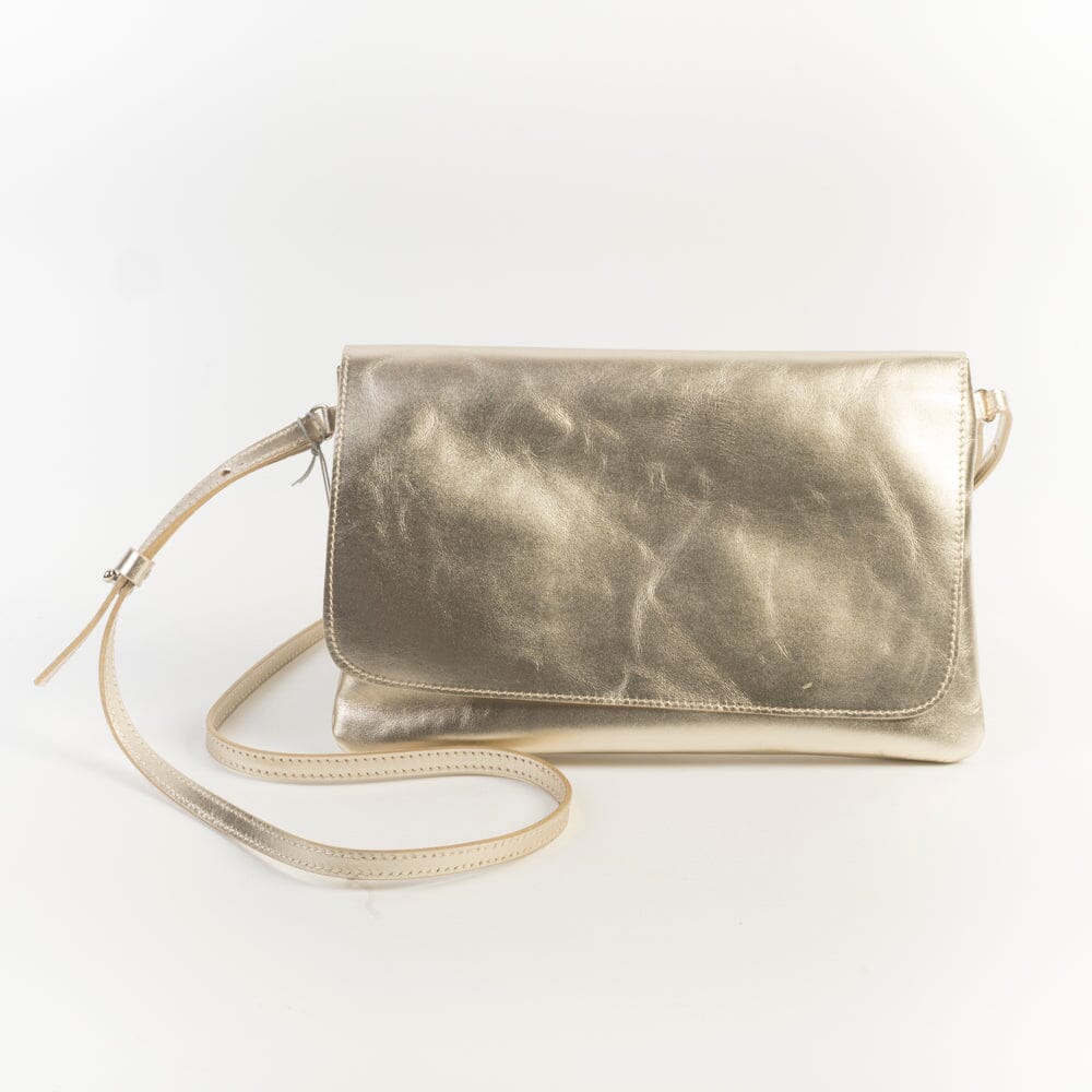 SACHET - Pochette - 3721 - Pelle Laminato Platino Borse SACHET