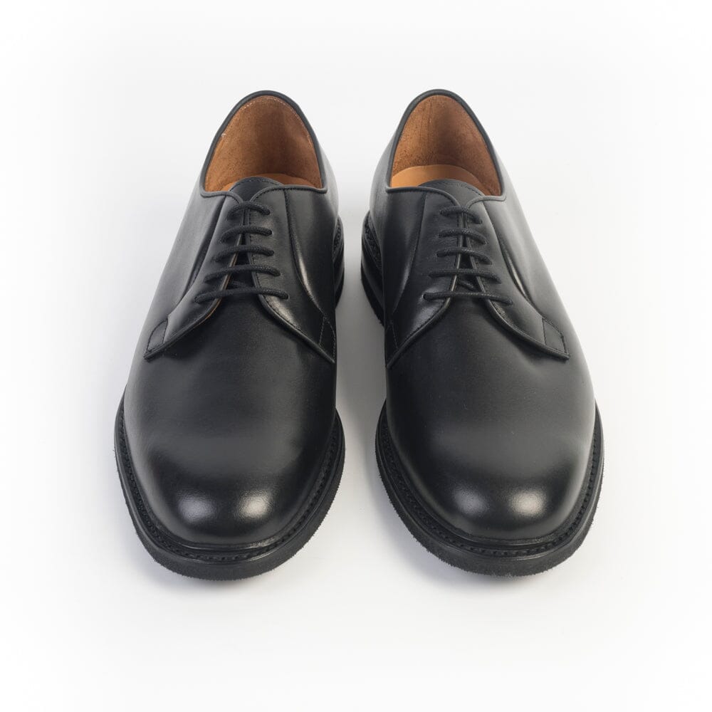 BERWICK 1707 - Derby - 4406 - Chateaubriand Nero Gomma Scarpe Uomo Berwick 1707