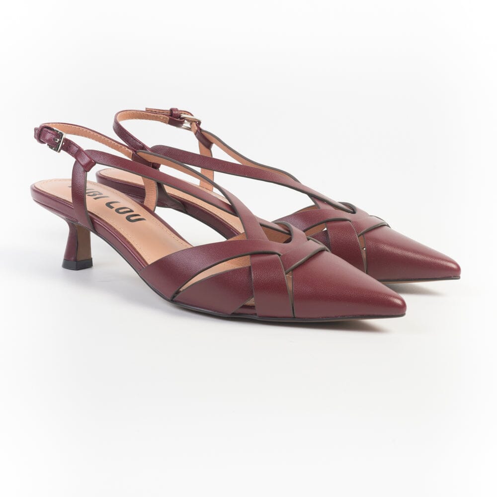 BIBI LOU - Sling Back - 633Z10VK - Burgundy Scarpe Donna BIBI LOU
