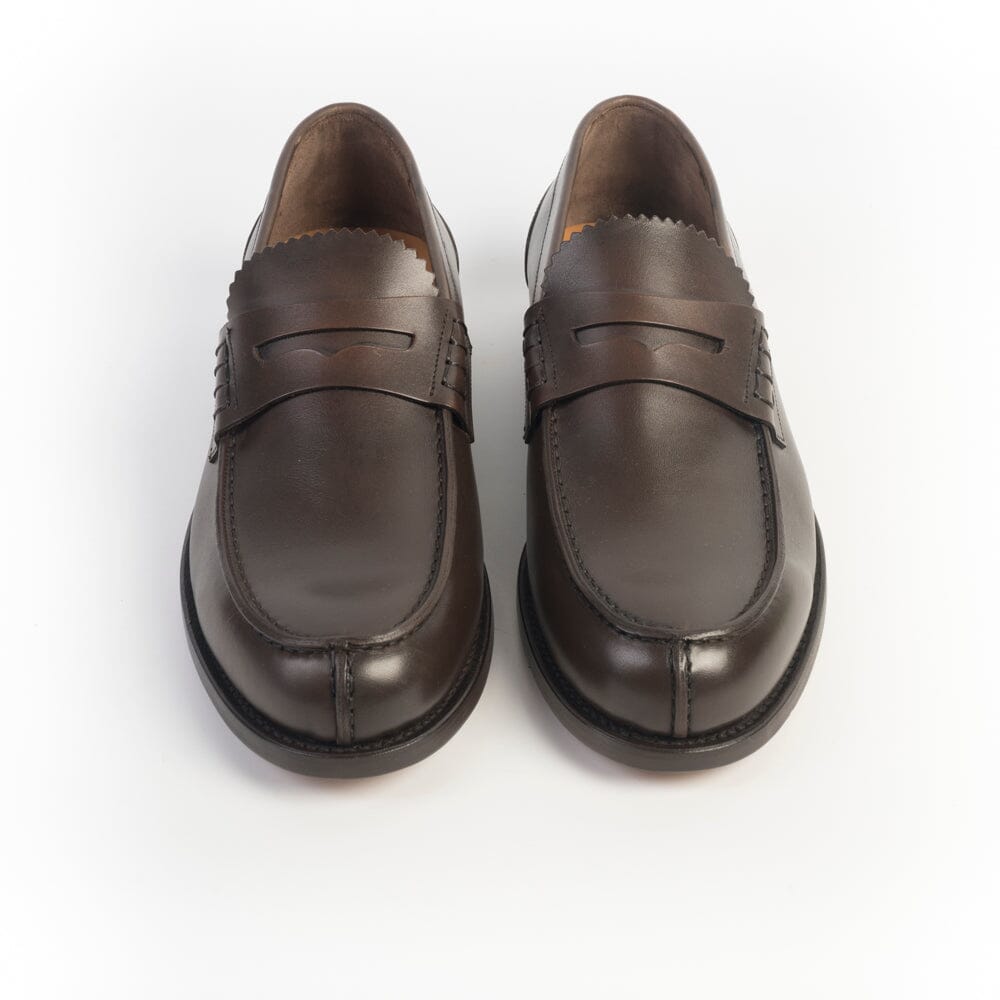 BERWICK 1707 - Mocassino - 5169 - Chateaubriand Testa di Moro Cuoio Scarpe Uomo Berwick 1707