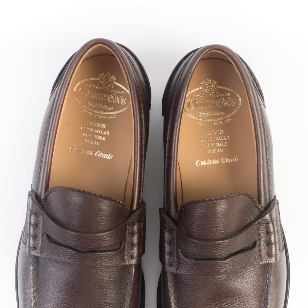 CHURCH'S - Mocassino - Pembrey - Grain Calf Marrone Scarpe Uomo Church's