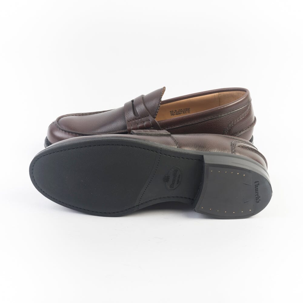 CHURCH'S - Mocassino - Pembrey - Grain Calf Marrone Scarpe Uomo Church's