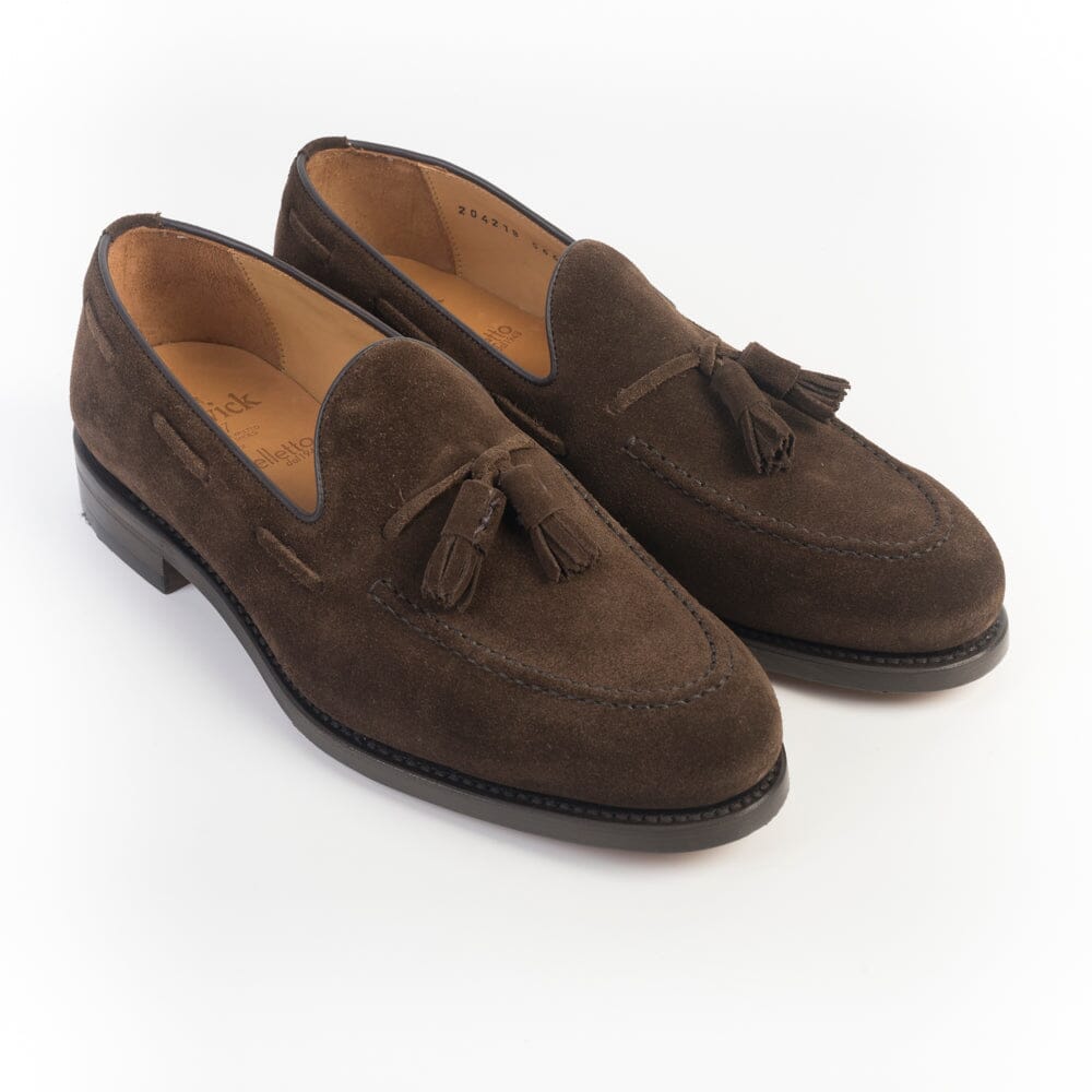 BERWICK 1707 - Mocassino Nappine - 5668 - Repello Calf 173 - Testa di Moro Cuoio Scarpe Uomo Berwick 1707