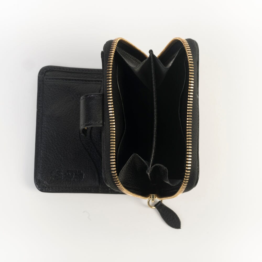 IL BISONTE - SMW067 - Portafoglio Donna - Nero Accessori Donna Il Bisonte