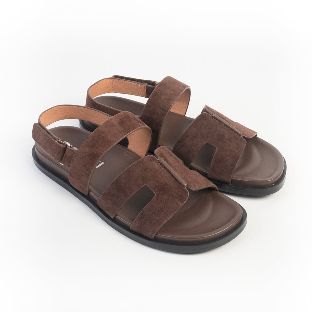 BIBI LOU - Sandali bassi - 532Z32VK - Camoscio Testa di Moro Scarpe Donna BIBI LOU